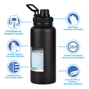 Garrafa Térmica Inox 800ml Isolada a Vácuo