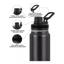Garrafa Térmica Inox 800ml Isolada a Vácuo